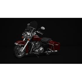 3D Harley Davidson Road King model